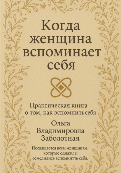 Когда женщина вспоминает себя