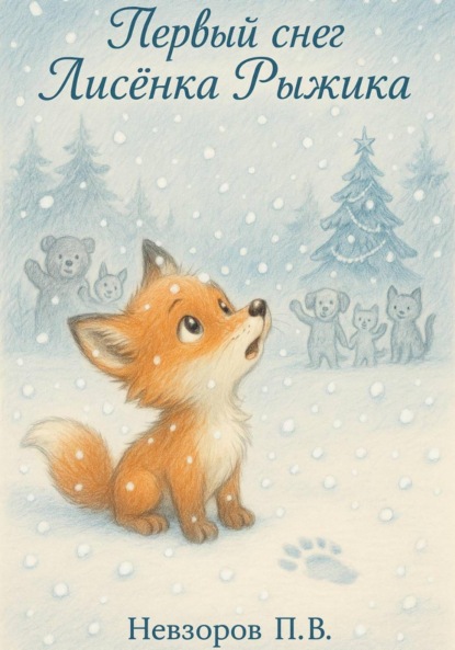 Первый снег Лисенка Рыжика
