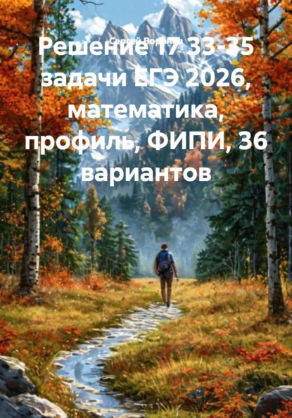 Решение 17 33-35 задачи ЕГЭ 2026, математика, профиль, ФИПИ, 36 вариантов