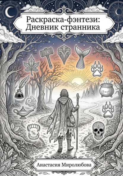 Раскраска-фэнтези: Дневник странника