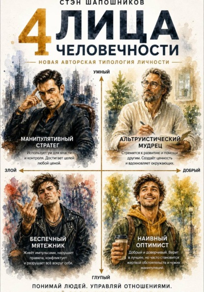 Четыре лица человечности: Путеводитель по типажам характеров