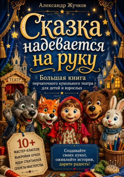Сказка надевается на руку. Большая книга перчаточного кукольного театра для детей и взрослых