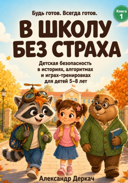 В школу без страха. Книга по детской безопасности: истории, алгоритмы и игры-тренировки для детей 5–8 лет