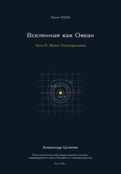Вселенная как Океан. Часть IX: Вязкая Электродинамика