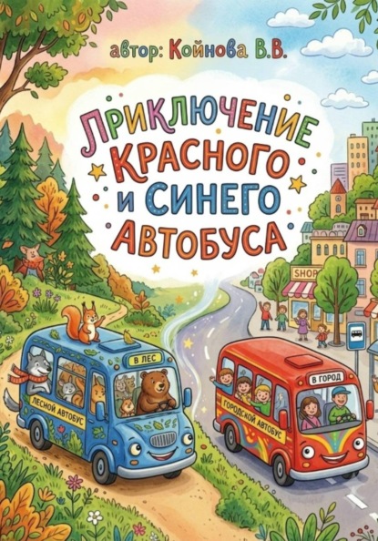 Приключение красного и синего автобуса