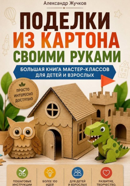 Поделки из картона своими руками. Большая книга мастер-классов для детей и взрослых