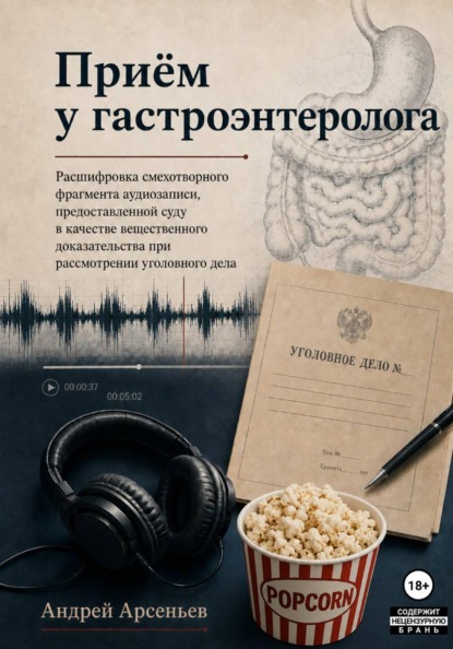 Приём у гастроэнтеролога. Расшифровка смехотворного фрагмента аудиозаписи, предоставленной суду в качестве вещественного доказательства при рассмотрении уголовного дела