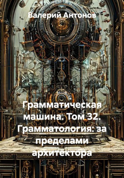 Грамматическая машина. Том 32. Грамматология: за пределами архитектора