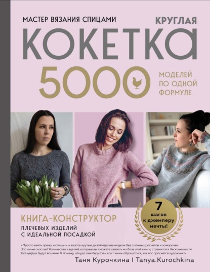 Мастер вязания спицами. Круглая кокетка. 5000 моделей по одной формуле. Книга-конструктор плечевых изделий с идеальной посадкой