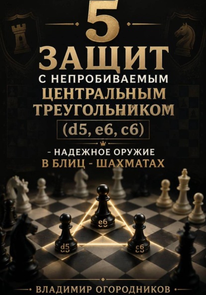 5 защит с непробиваемым центральным треугольником (d5. e6, c6) –  надежное оружие в блиц-шахматах.