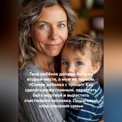 Твой ребёнок должен быть на втором месте, а муж на первом. «Сними ребенка с трона!» Как сделать мужа главным, перестать быть жертвой и вырастить счастливого человека. Пошаговый план спасения семьи