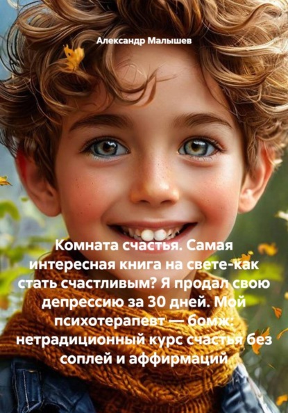 Комната счастья. Самая интересная книга на свете-как стать счастливым? Я продал свою депрессию за 30 дней. Мой психотерапевт — бомж: нетрадиционный курс счастья без соплей и аффирмаций