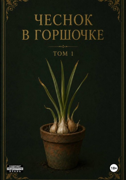 Чеснок в горшочке