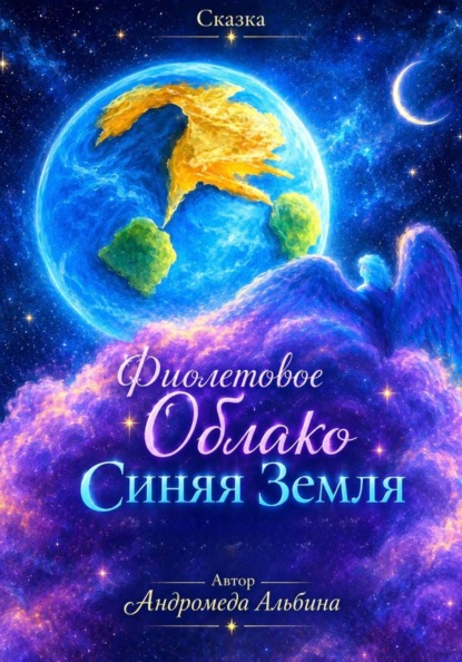 Фиолетовое облако Синяя Земля