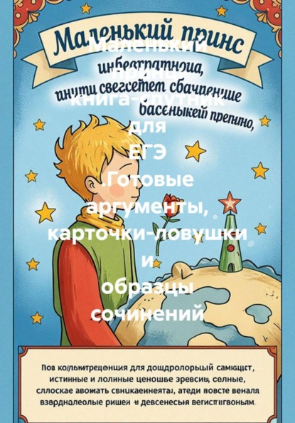 Маленький принц: книга-спутник для ЕГЭ .Готовые аргументы, карточки-ловушки и образцы сочинений