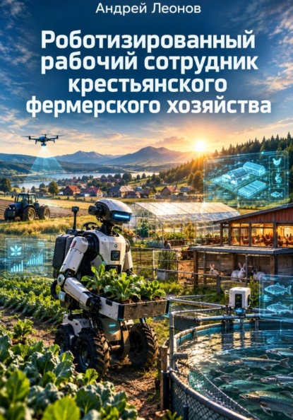 Роботизированный рабочий сотрудник в крестьянском фермерском хозяйстве