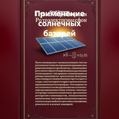 Применение солнечных батарей