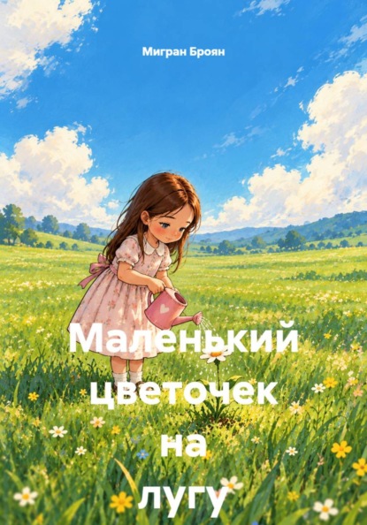 Маленький цветочек на лугу