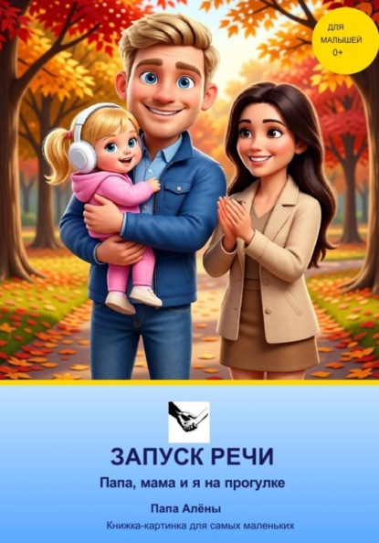 Запуск речи. Папа, мама и я на прогулке.