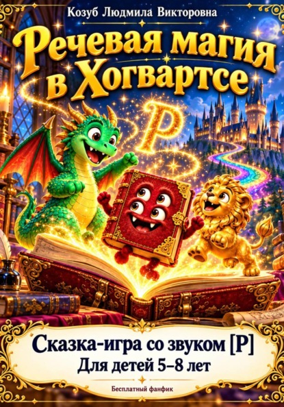 Книга для смартфона «Речевая магия в Хогвартсе» — для автоматизации звука [Р] у детей 5–8 лет