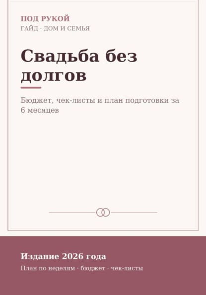 Свадьба без долгов
