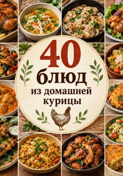 40 блюд из домашней курицы