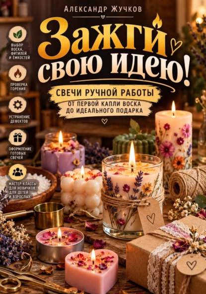 Зажги свою идею! Свечи ручной работы от первой капли воска до идеального подарка