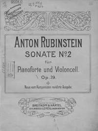 Sonate № 2 fur Pianoforte und Violoncell