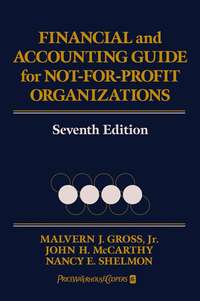 Financial and Accounting Guide for Not-for-Profit Organizations