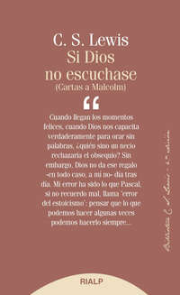 Si Dios no escuchase
