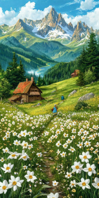 Darinka's adventures. The Secret of the Valley of Narcissus