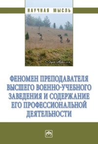 Феномен преподавателя высшего военно-учебного заведения и содержание его профессиональной деятельности