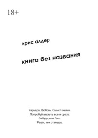 Книга без названия. Карьера. Любовь. Смысл жизни. Попробуй вернуть все и сразу. Забудь, кем был. Реши, кем станешь