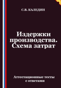Издержки производства. Схема затрат. Аттестационные тесты с ответами
