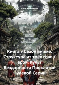 Книга / Сезон аниме. Структура из трёх глав / арок: Культ Бездарности Проклятие Нулевой Серии