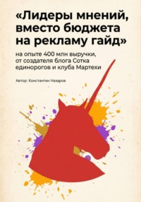 Лидеры мнений, вместо бюджета на рекламу гайд