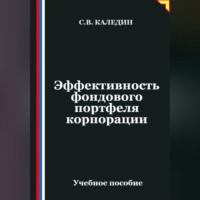 Эффективность фондового портфеля корпорации