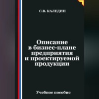 Описание в бизнес-плане предприятия и проектируемой продукции