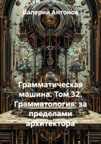 Грамматическая машина. Том 32. Грамматология: за пределами архитектора