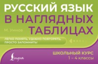 Русский язык в наглядных таблицах. Школьный курс. 1– 4 классы