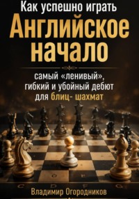 Как успешно играть Английское начало - самый "ленивый", гибкий  и убойный дебют для блиц-шахмат