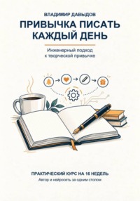 Привычка писать каждый день. Практический курс на 16 недель. Автор и нейросеть за одним столом
