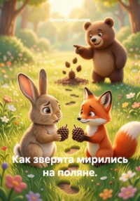 Как зверята мирились на поляне.