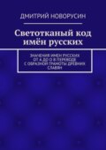 Светотканый код имён русских