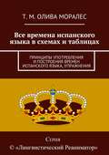Все времена испанского языка в схемах и таблицах. Принципы употребления и построения времен испанского языка, упражнения