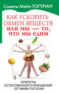 Как ускорить обмен веществ, или Мы – то, что мы едим. Секреты естественного похудения от Майи Гогулан
