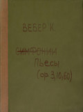 Compositionen fur Pianoforte zu 4 Hd. v. C.-M. von Weber