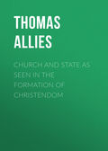 Church and State as Seen in the Formation of Christendom