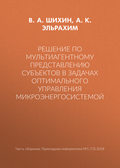 Решение по мультиагентному представлению субъектов в задачах оптимального управления микроэнергосистемой