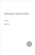 Organic Reaction Mechanisms 1999